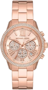 Michael Kors Bryn Chronograph Rose Gold Dial Rose Gold Steel Strap Watch For Women - MK7200 Buy Now By Michael Kors