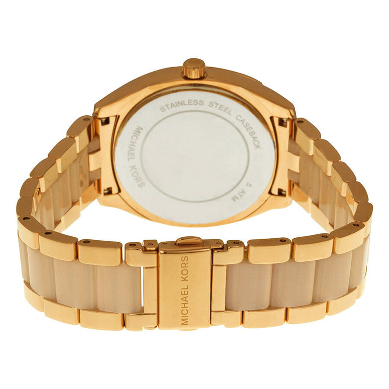 Michael Kors Bryn Rose Gold Dial Two Tone Steel Strap Watch for Women - MK6135 Buy Now By Michael Kors