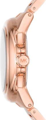 Michael Kors Camille Chronograph White Dial Rose Gold Steel Strap Watch For Women - MK7271 Buy Now By Michael Kors