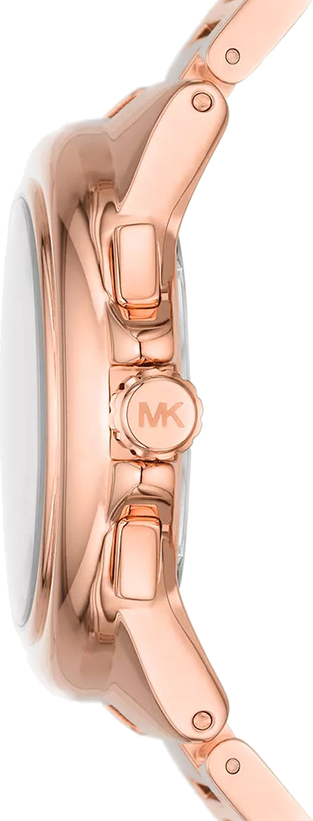 Michael Kors Camille Chronograph White Dial Rose Gold Steel Strap Watch For Women - MK7271 Buy Now By Michael Kors