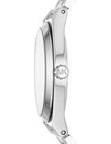 Michael Kors Channing Quartz White Dial Two Tone Steel Strap Watch For Women - MK6649 Buy Now By Michael Kors