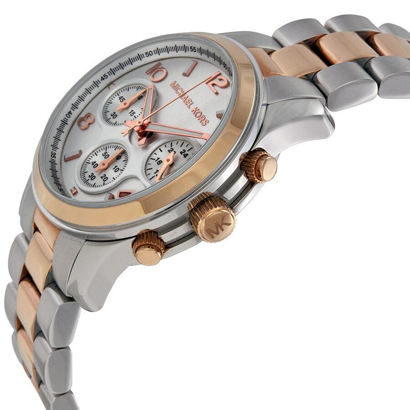 Michael Kors Runway Silver Dial Two Tone Steel Strap Watch for Women - MK5315 Buy Now By Michael Kors