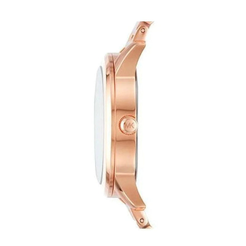 Michael Kors Hartman Analog White Dial Rose Gold Steel Strap Watch For Women - MK3673 Buy Now By Michael Kors