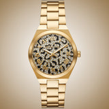 Michael Kors Lennox Three-Hand Gold Dial Gold Steel Strap Watch for Women - MK7500 Buy Now By Michael Kors