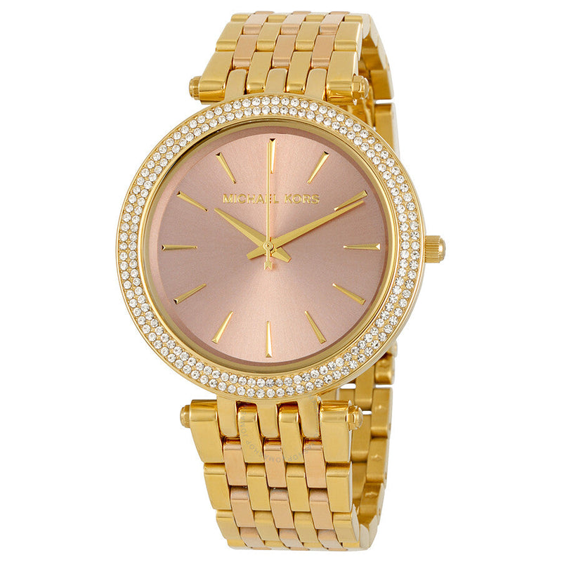 Michael Kors Darci Rose Gold Dial Rose Gold Steel Strap Watch for Women - MK3507 Buy Now By Michael Kors
