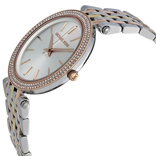 Michael Kors Darci Silver Dial Two Tone Stainless Steel Strap Watch for Women - MK3203 Buy Now By Michael Kors