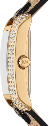 Michael Kors Emery Quartz Diamonds Black Dial Cheetah Print Leather Strap Watch For Women - MK7387 Buy Now By Michael Kors