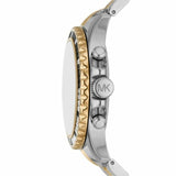 Michael Kors Everest Chronograph Black Dial Two Tone Steel Strap Watch For Women - MK7209 Buy Now By Michael Kors