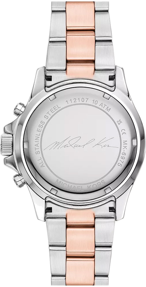 Michael Kors Everest Chronograph Silver Dial Two Tone Steel Strap Watch For Women - MK6975 Buy Now By Michael Kors