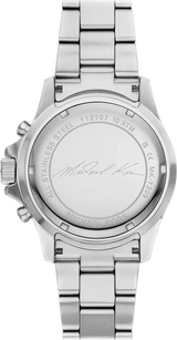 Michael Kors Everest Chronograph Black Dial Two Tone Steel Strap Watch For Women - MK7209 Buy Now By Michael Kors