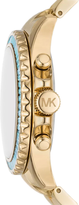 Michael Kors Everest Chronograph Gold Dial Gold Steel Strap Watch For Women - MK7210 Buy Now By Michael Kors