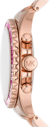 Michael Kors Everest Chronograph Rose Gold Dial Rose Gold Steel Strap Watch For Women - MK7211 Buy Now By Michael Kors