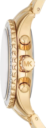 Michael Kors Everest Chronograph White Dial Gold Steel Strap Watch For Women - MK7212 Buy Now By Michael Kors