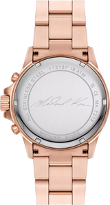 Michael Kors Everest Chronograph Silver Dial Rose Gold Steel Strap Watch For Women - MK7213 Buy Now By Michael Kors