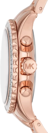 Michael Kors Everest Chronograph Silver Dial Rose Gold Steel Strap Watch For Women - MK7213 Buy Now By Michael Kors