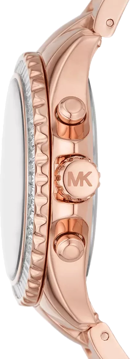Michael Kors Everest Chronograph Silver Dial Rose Gold Steel Strap Watch For Women - MK7213 Buy Now By Michael Kors