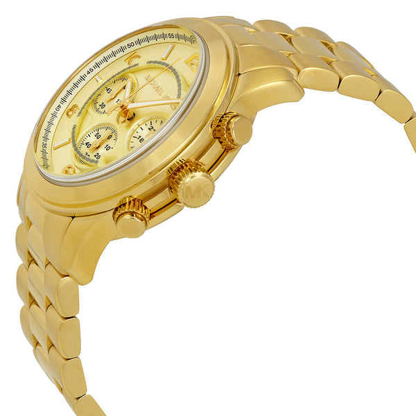 Michael Kors Runway Gold Dial Gold Steel Strap Watch for Men - MK8077 Buy Now By Michael Kors