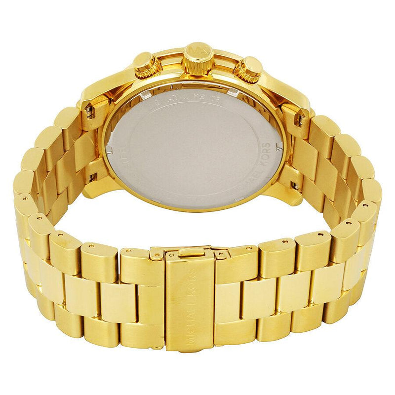 Michael Kors Runway Gold Dial Gold Steel Strap Watch for Men - MK8077 Buy Now By Michael Kors