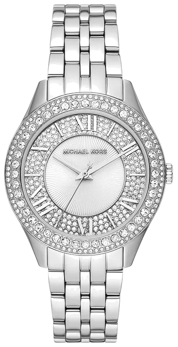 Michael Kors Harlowe Three-Hand Quartz Silver Dial Silver Steel Strap Watch For Women - MK4708 Buy Now By Michael Kors