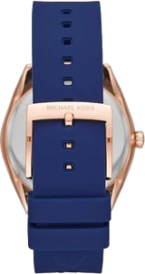 Michael Kors Janelle Three Hand Blue Dial Blue Rubber Strap Watch For Women - MK7140 Buy Now By Michael Kors