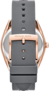 Michael Kors Janelle Three Hand Grey Dial Grey Rubber Strap Watch For Women - MK7314 Buy Now By Michael Kors