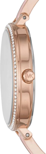 Michael Kors Jaryn Analog Rose Gold Dial Pink Steel Strap Watch For Women - MK4545 Buy Now By Michael Kors