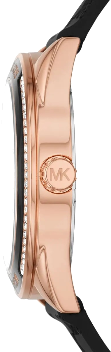 Michael Kors Jessa Quartz Black Dial Black Silicone Strap Watch For Women - MK7266 Buy Now By Michael Kors