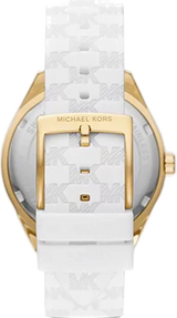 Michael Kors Jessa Quartz Gold Dial White Silicone Strap Watch For Women - MK7267 Buy Now By Michael Kors
