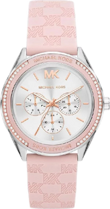 Michael Kors Jessa Quartz Silver Dial Pink Silicone Strap Watch For Women - MK7268 Buy Now By Michael Kors