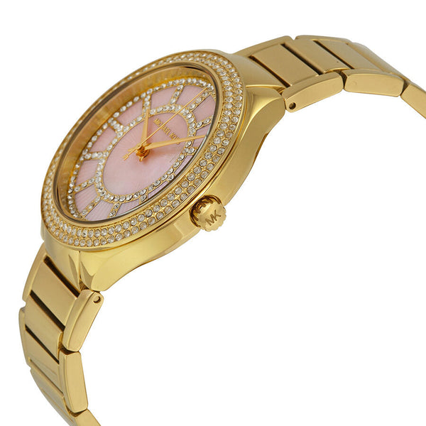 Michael Kors Kerry Mother of Pearl Dial Gold Steel Strap Watch for Women - MK3312 Buy Now By Michael Kors