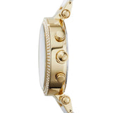 Michael Kors Parker White Dial Two Tone Steel Strap Watch for Women - MK6119 Buy Now By Michael Kors