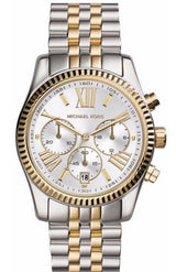 Michael Kors Lexington Silver Dial Two Tone Steel Strap Watch for Women - MK5955 Buy Now By Michael Kors
