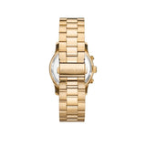Michael Kors Runway Chronograph Blue Dial Gold Steel Strap Watch For Women - MK7353 Buy Now By Michael Kors