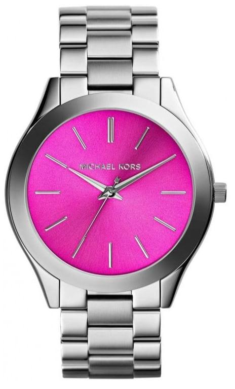Michael Kors Slim Runway Quartz Pink Dial Silver Steel Strap Watch For Women - MK3291 Buy Now By Michael Kors