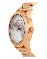 Michael Kors Hartman Analog White Dial Rose Gold Steel Strap Watch For Women - MK3673 Buy Now By Michael Kors
