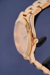 Michael Kors Mini Slim Runway Chronograph Quartz Rose Gold Dial Rose Gold Steel Strap Watch For Women - MK3205 Buy Now By Michael Kors