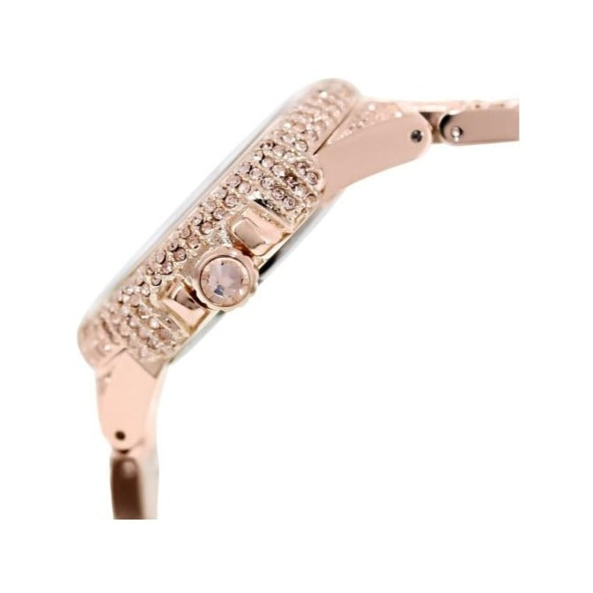 Shop Michael Kors Camille Crystal Rose Gold Dial Rose Gold Steel Strap Watch for Women - MK5862 in USA