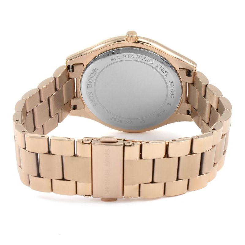 Michael Kors Runway Rose Gold Dial Rose Gold Steel Strap Watch for Women - MK3336 Buy Now By Michael Kors