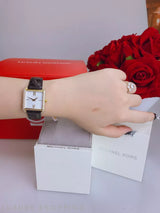 Michael Kors Lake Quartz White Dial Black Leather Strap Watch For Women - MK2762 Buy Now By Michael Kors