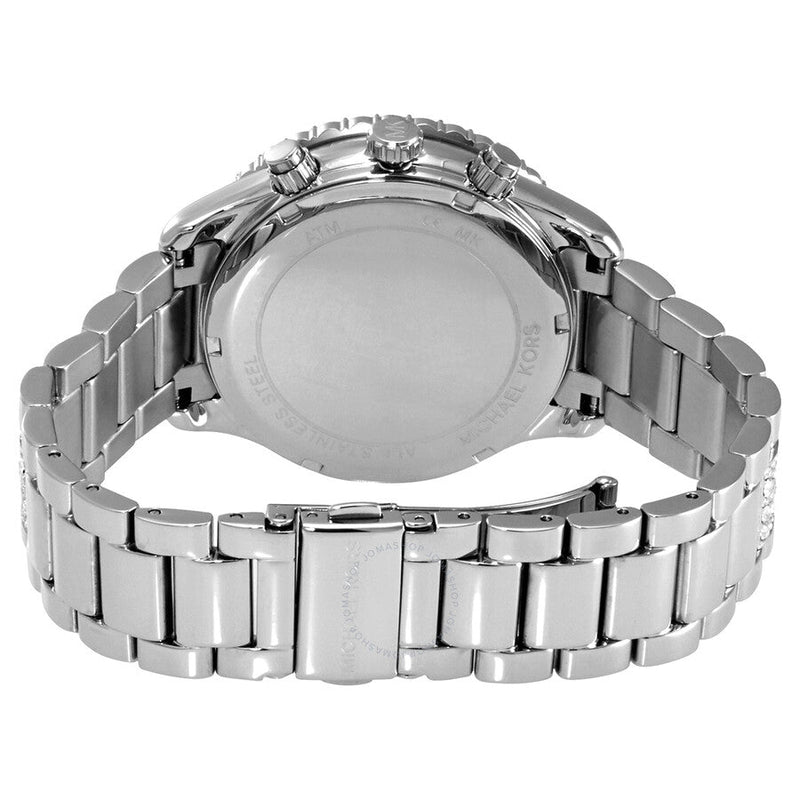 Michael Kors Layton Chronograph Silver Dial Silver Steel Strap Watch For Women - MK6976 Buy Now By Michael Kors