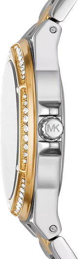 Michael Kors Lennox Three-Hand Gold Dial Two Tone Steel Strap Watch For Women - MK6988 Buy Now By Michael Kors