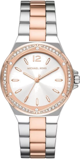 Michael Kors Lennox Three Hand Quartz Silver Dial Two Tone Steel Strap Watch For Women - MK6989 Buy Now By Michael Kors