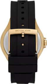 Michael Kors Lennox Three Hand Crystals Silver Dial Black Silicone Strap Watch For Women - MK7247 Buy Now By Michael Kors