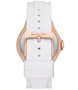 Michael Kors Lennox Three-Hand Crystals Dial White Silicone Strap Watch For Women - MK7248 Buy Now By Michael Kors