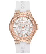 Michael Kors Lennox Three-Hand Crystals Dial White Silicone Strap Watch For Women - MK7248 Buy Now By Michael Kors
