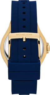 Michael Kors Lennox Three Hand White Dial Blue Silicone Strap Watch For Women - MK7333 Buy Now By Michael Kors
