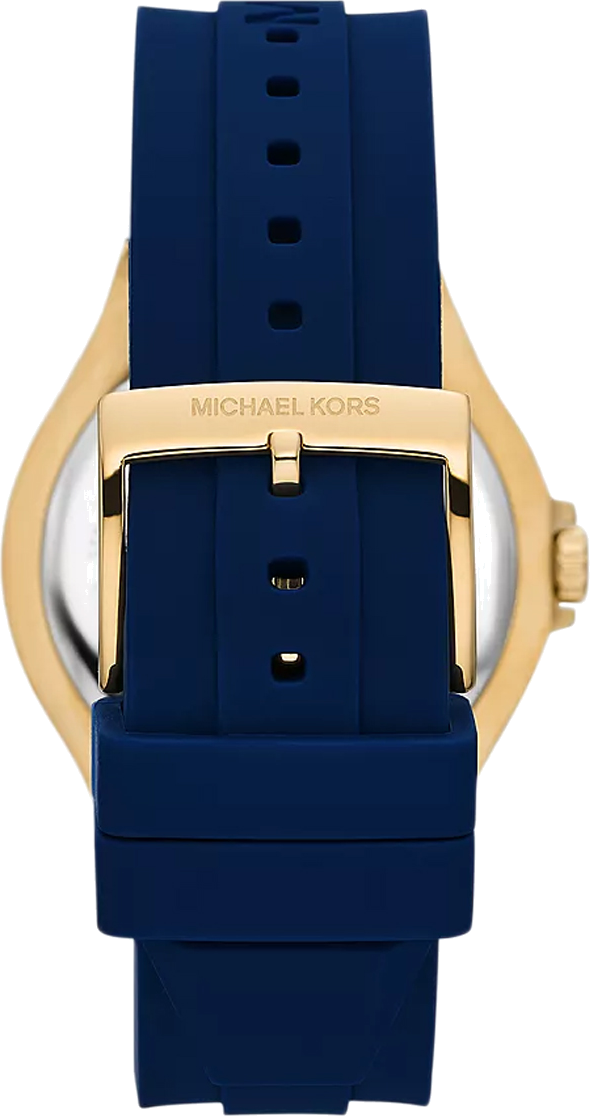 Michael Kors Lennox Three Hand White Dial Blue Silicone Strap Watch For Women - MK7333 Buy Now By Michael Kors