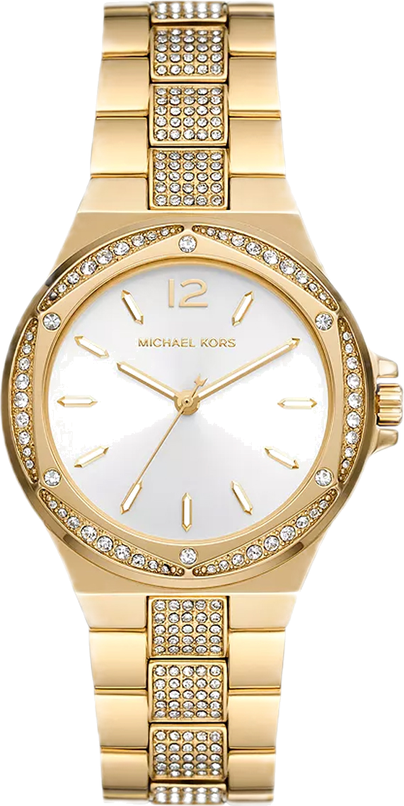 Michael Kors Lenox Three Hand Silver Dial Gold Steel Strap Watch For Women - MK7361 Buy Now By Michael Kors