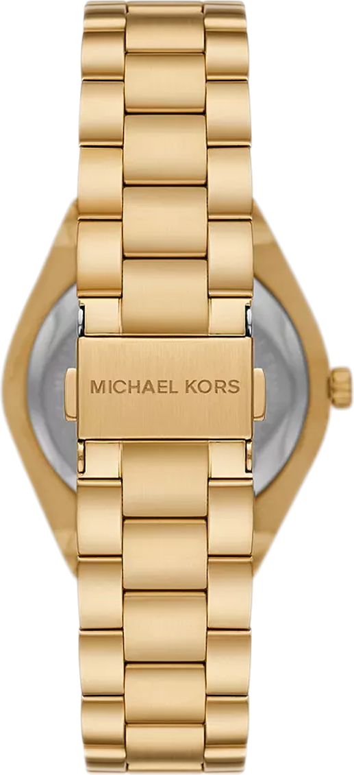 Michael Kors Lennox Three Hand Silver Dial Gold Steel Strap Watch For Women - MK7391 Buy Now By Michael Kors
