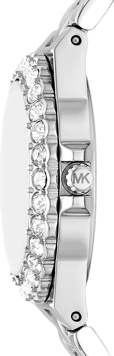 Michael Kors Lennox Three-Hand Blue Dial Silver Steel Strap Watch For Women - MK7397 Buy Now By Michael Kors
